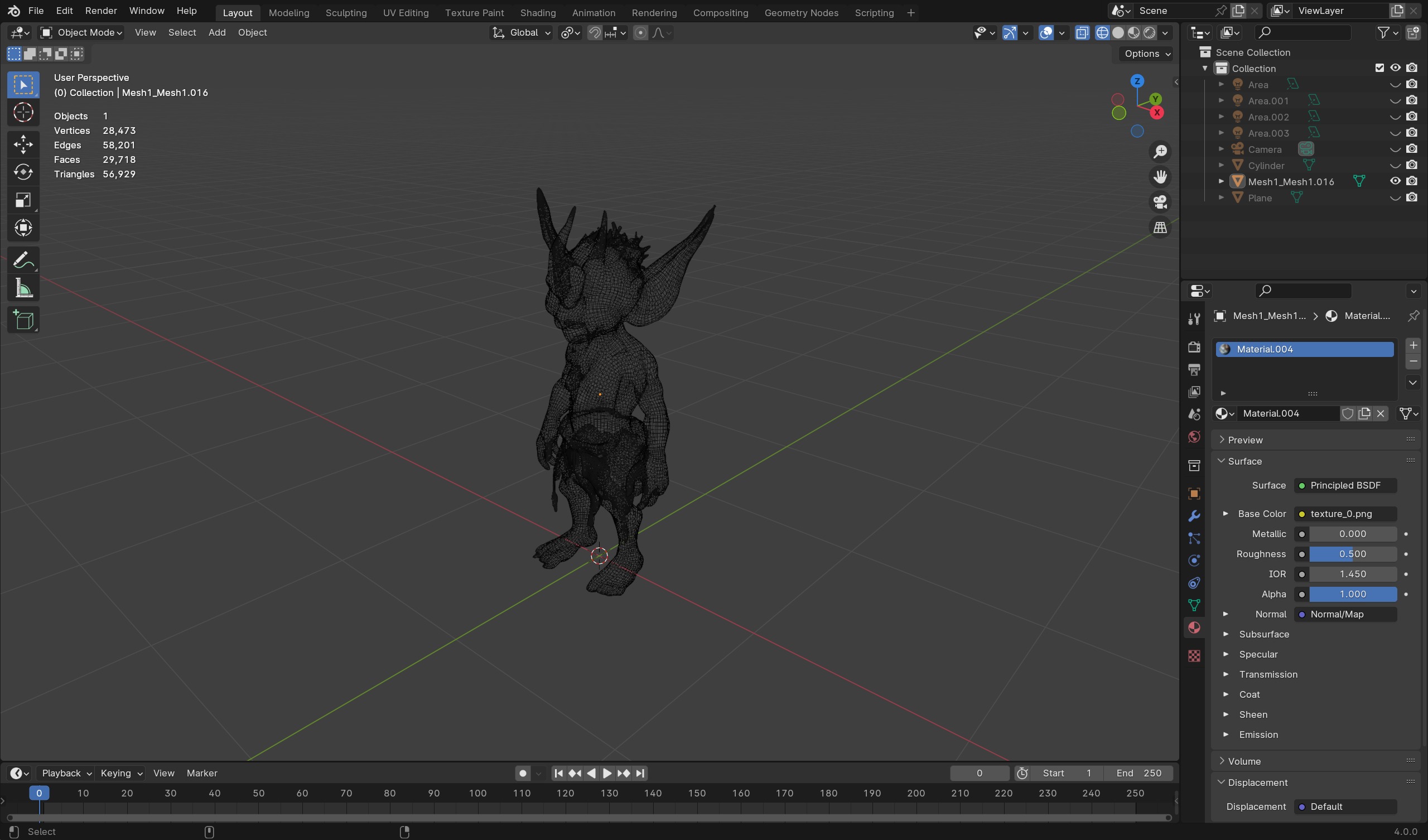 High-Quality Fantasy Goblin 3D Model - Game-Ready and Detailed Low-poly 3D model_6