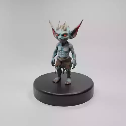 High-Quality Fantasy Goblin 3D Model - Game-Ready and Detailed
