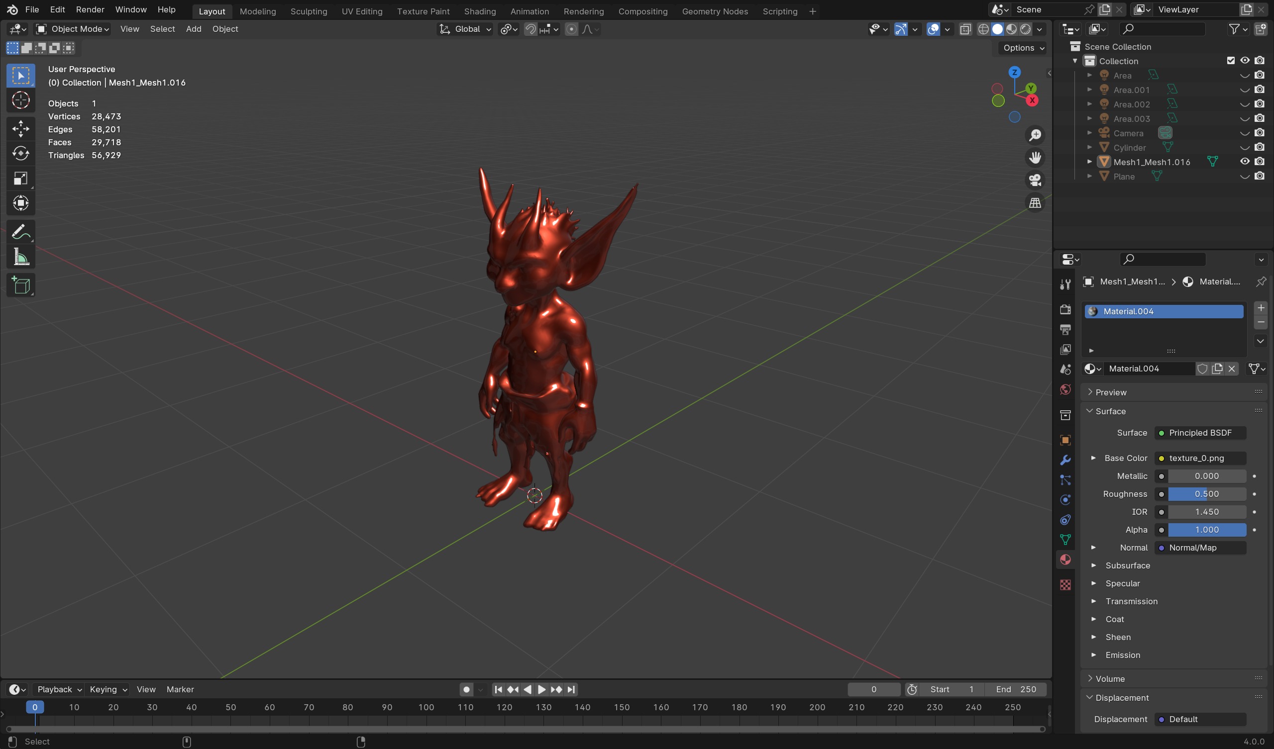 High-Quality Fantasy Goblin 3D Model - Game-Ready and Detailed Low-poly 3D model_8