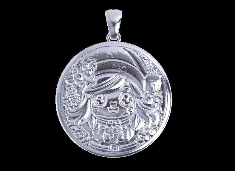 Cute Chrtistmas pendant 3D print model_2