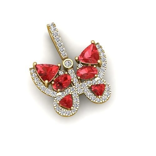 BUTTERFLY PENDENT 3D print model