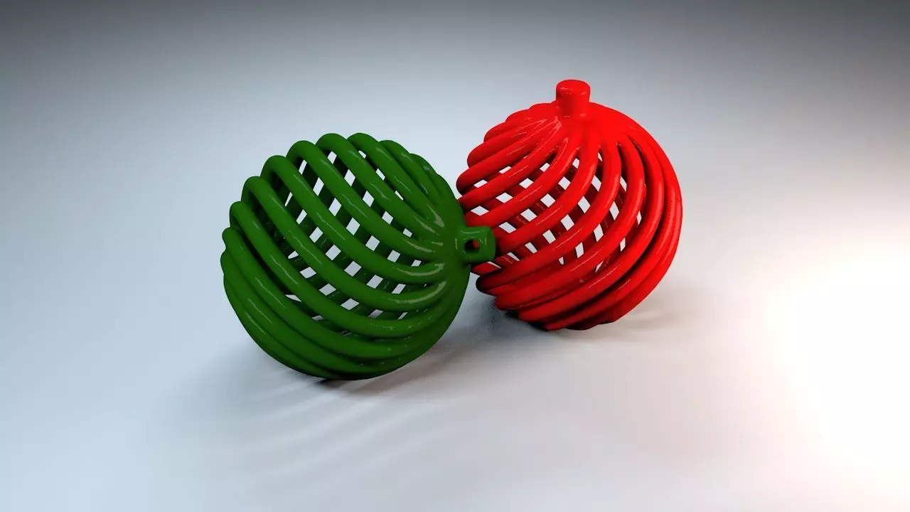 christmas onaments 3D print model_0