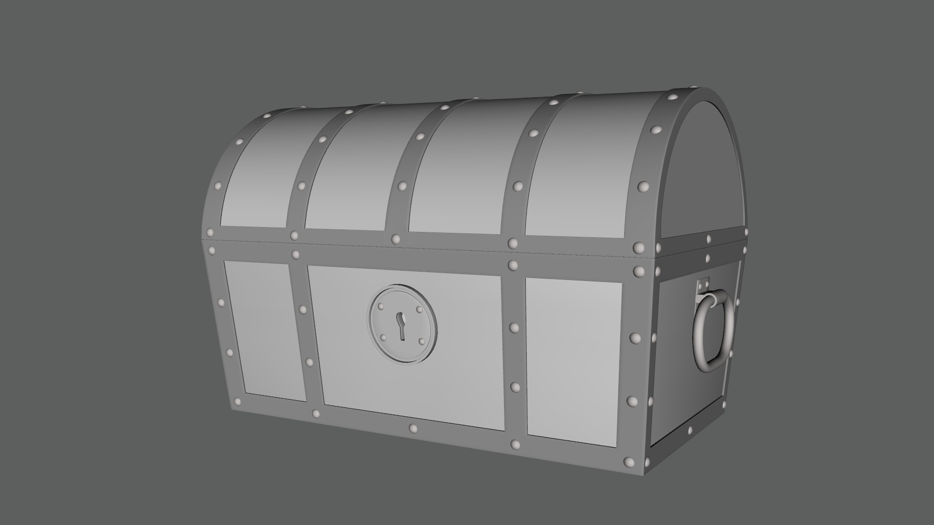 Treasure Chest Class 9th Low-poly 3D model_9