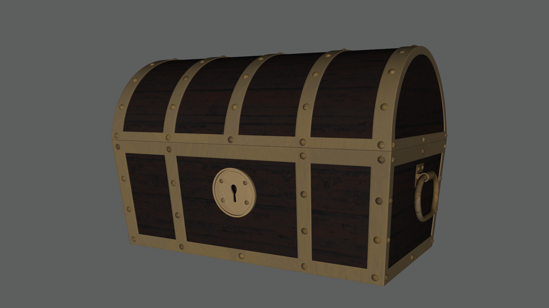 Treasure Chest Class 9th Low-poly 3D model_11