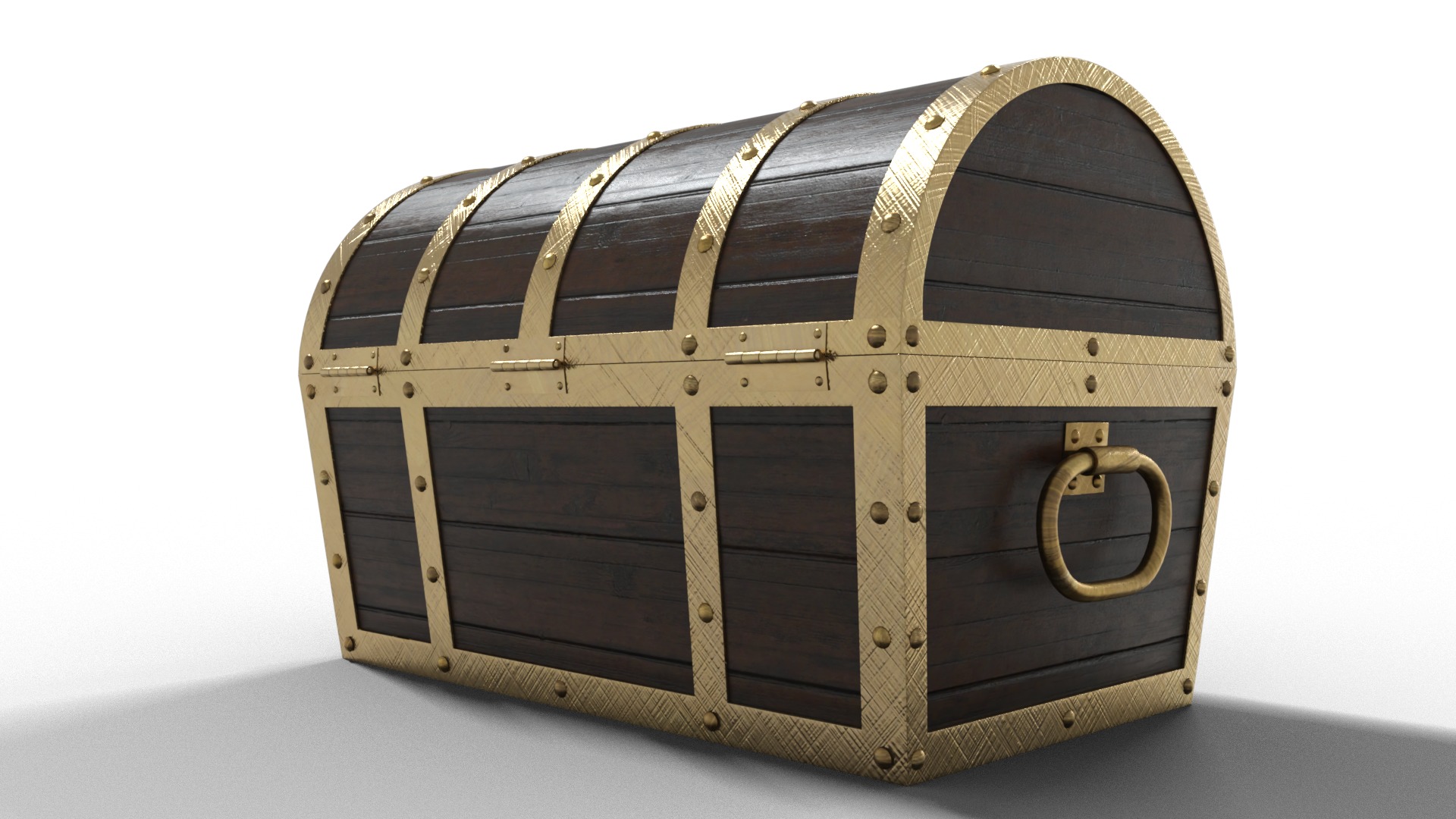 Treasure Chest Class 9th Low-poly 3D model_5