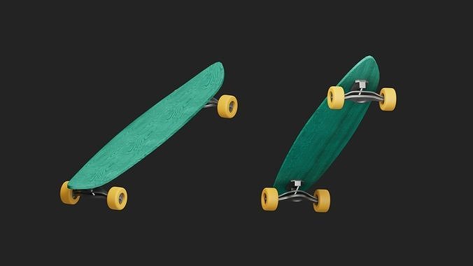 Skate Low-poly 3D model