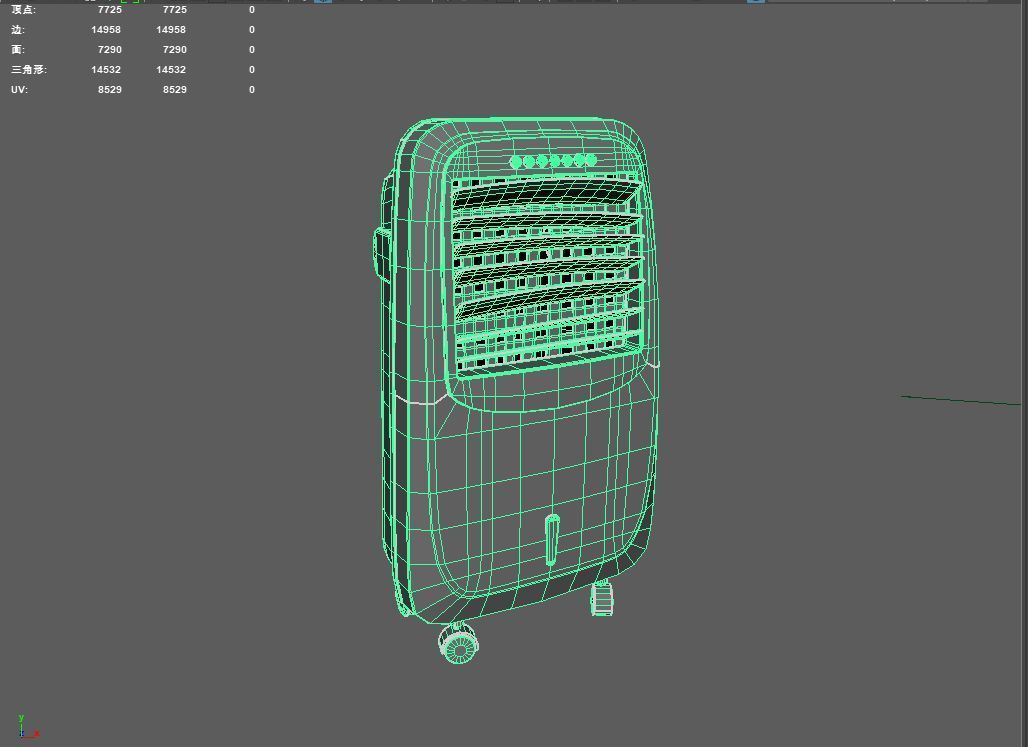 Skate Low-poly 3D model_5