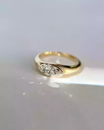 Diamond Signet Ring