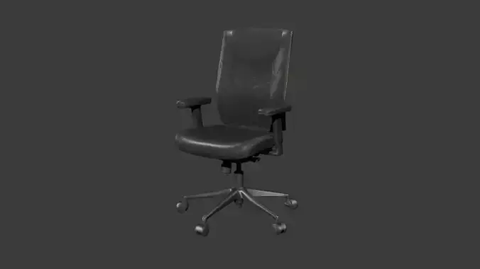 3D Model of a Modern Ergonomic Office Chair