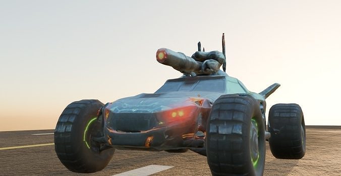 laser  car   3D model