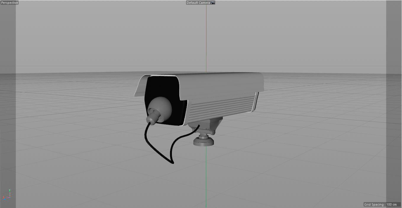 Segurity Camera  3D print model_1