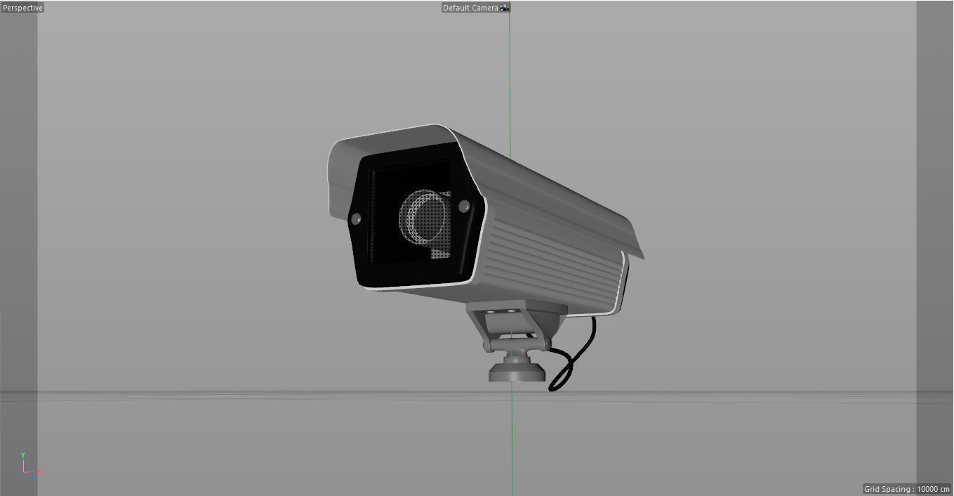 Segurity Camera  3D print model_3