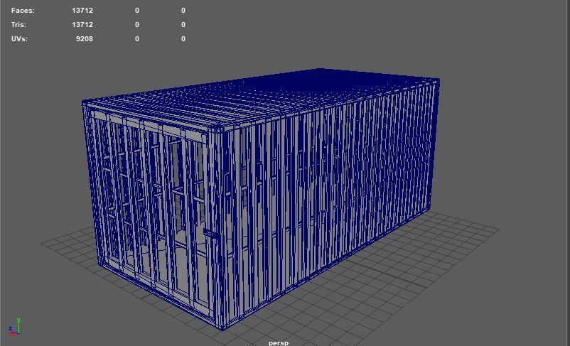 Old Cage model 3D model_12