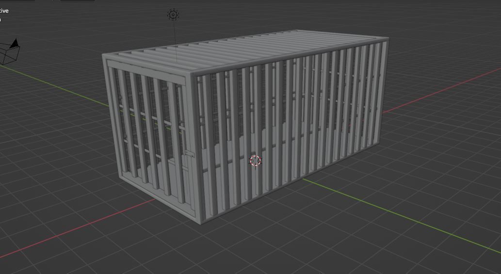 Old Cage model 3D model_6