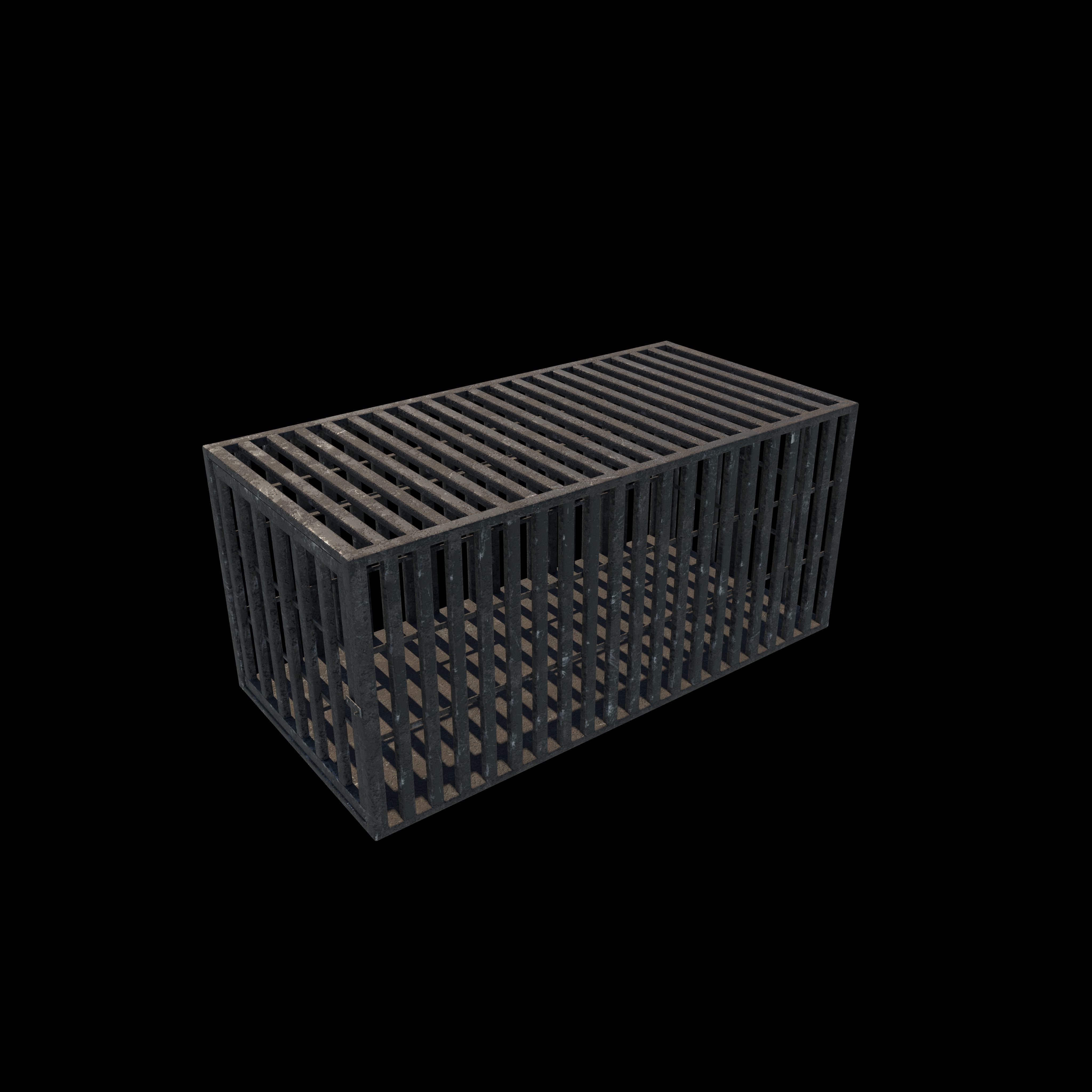 Old Cage model 3D model_5