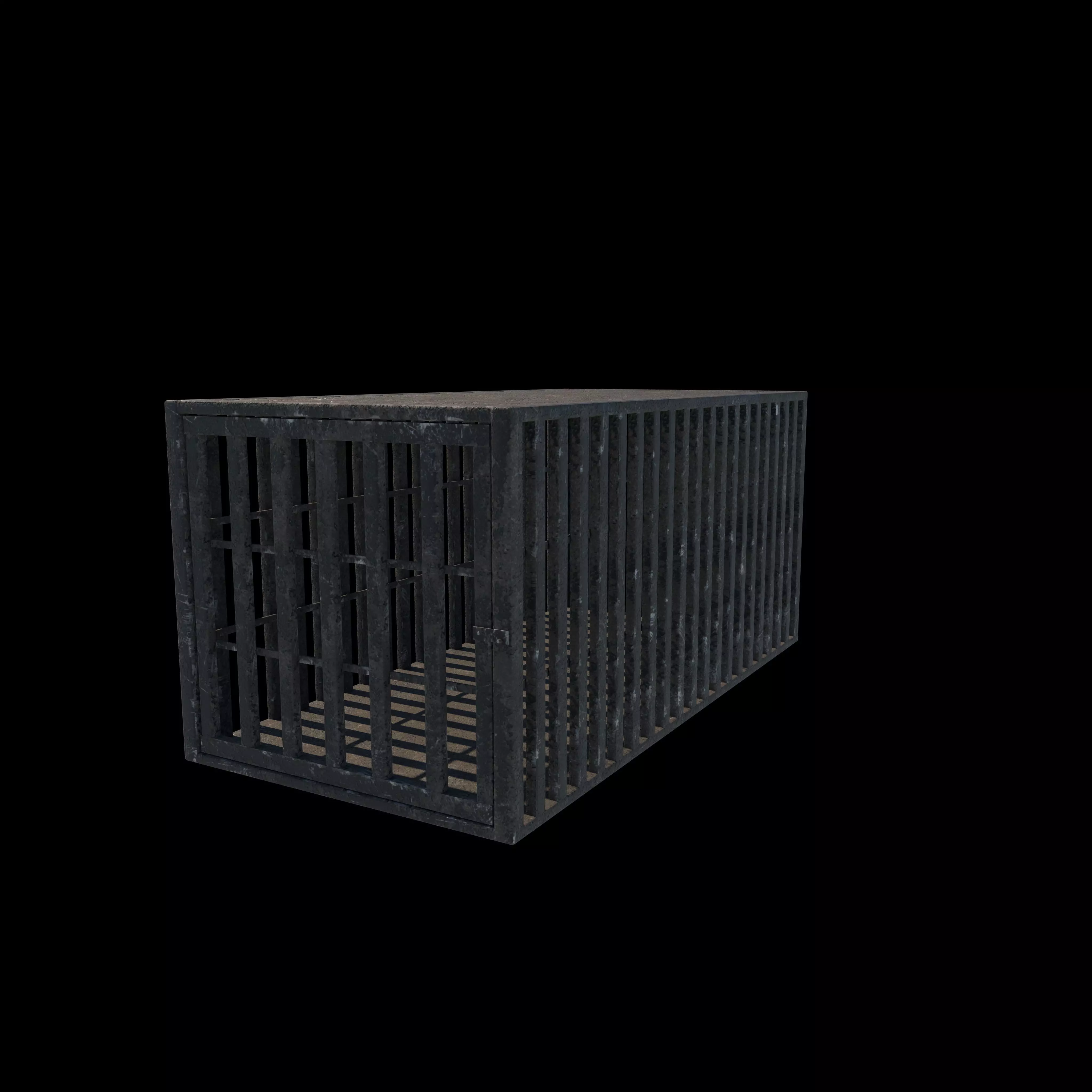 Old Cage model 3D model_0