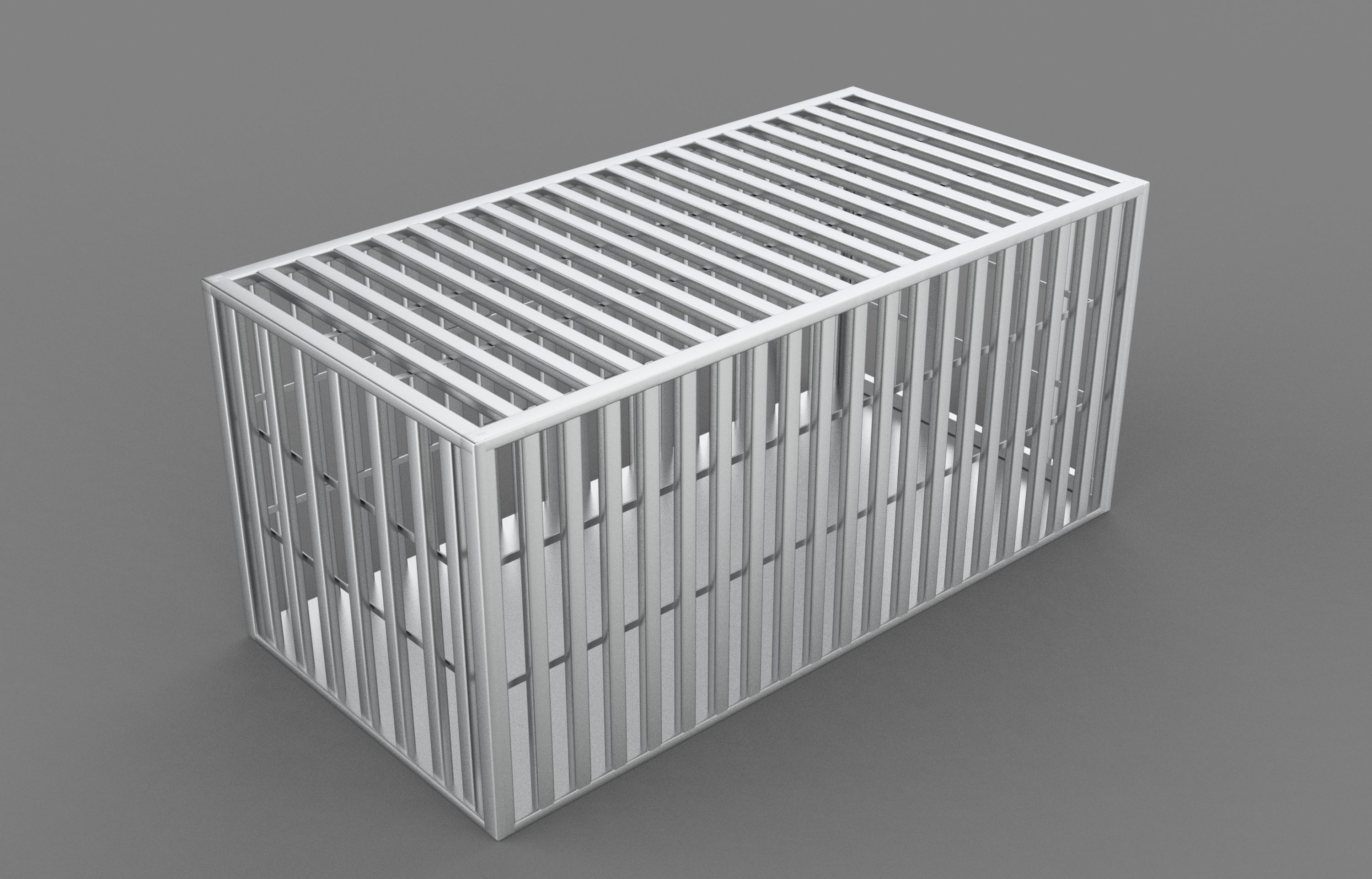Old Cage model 3D model_3
