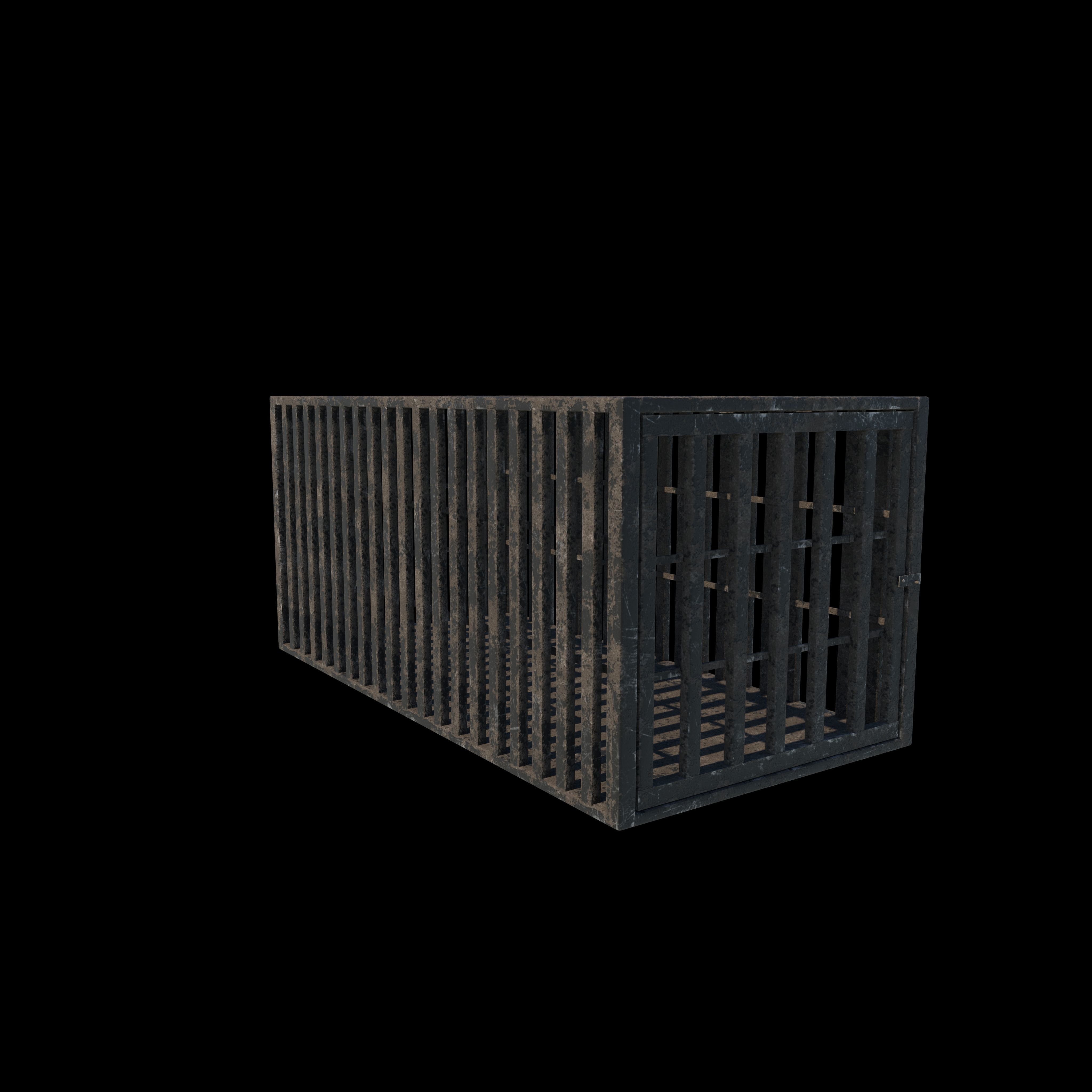 Old Cage model 3D model_2