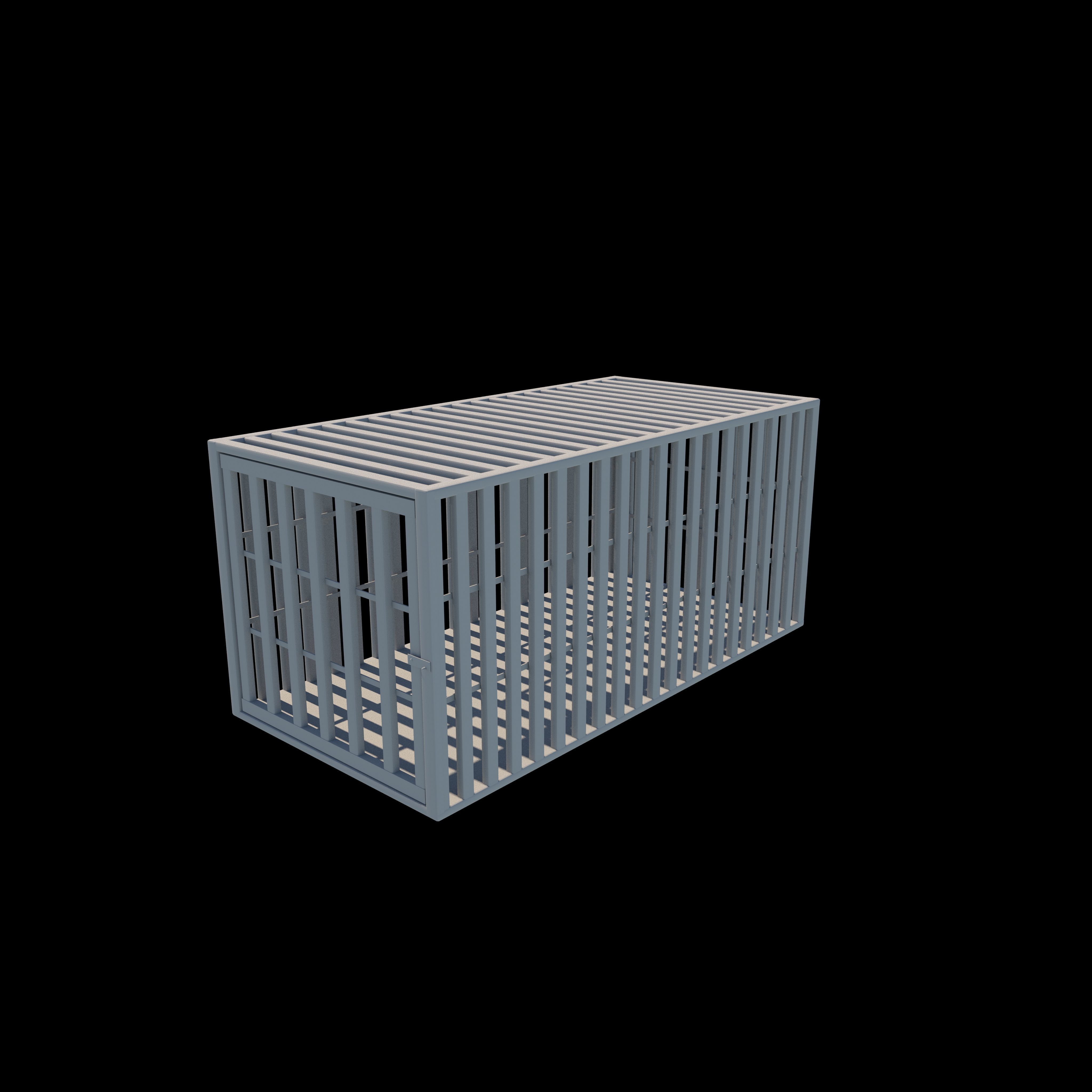 Old Cage model 3D model_7