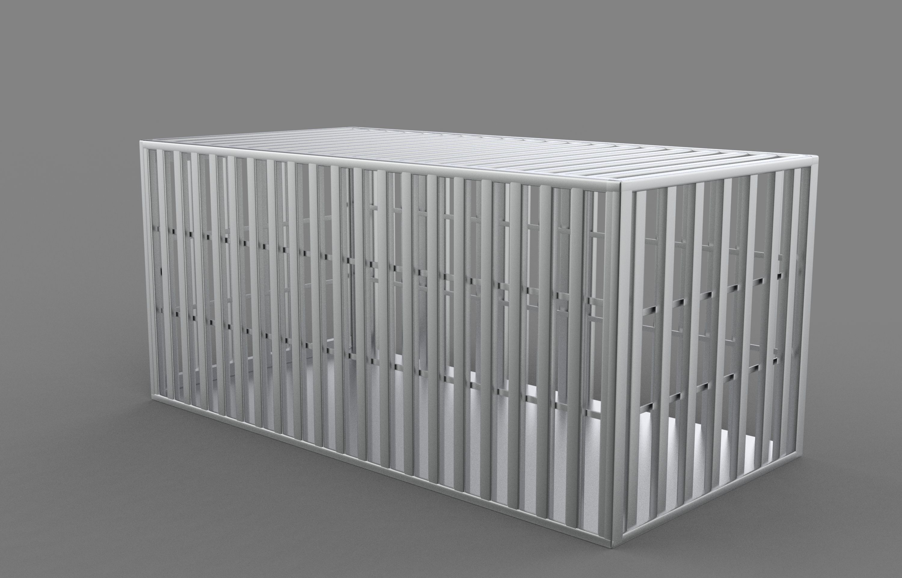 Old Cage model 3D model_9