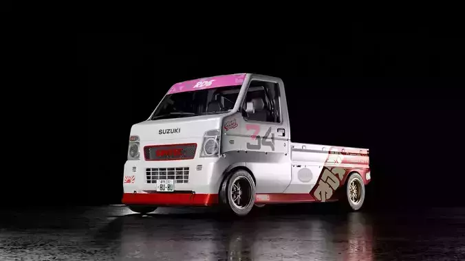 Tuned Suzuki Carry Truck 2002-2013 with original body