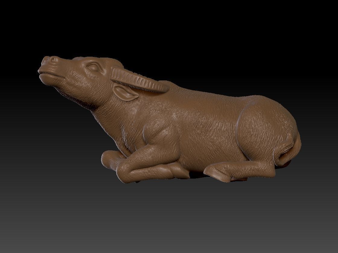 Buffalo Animal 3D print model_3