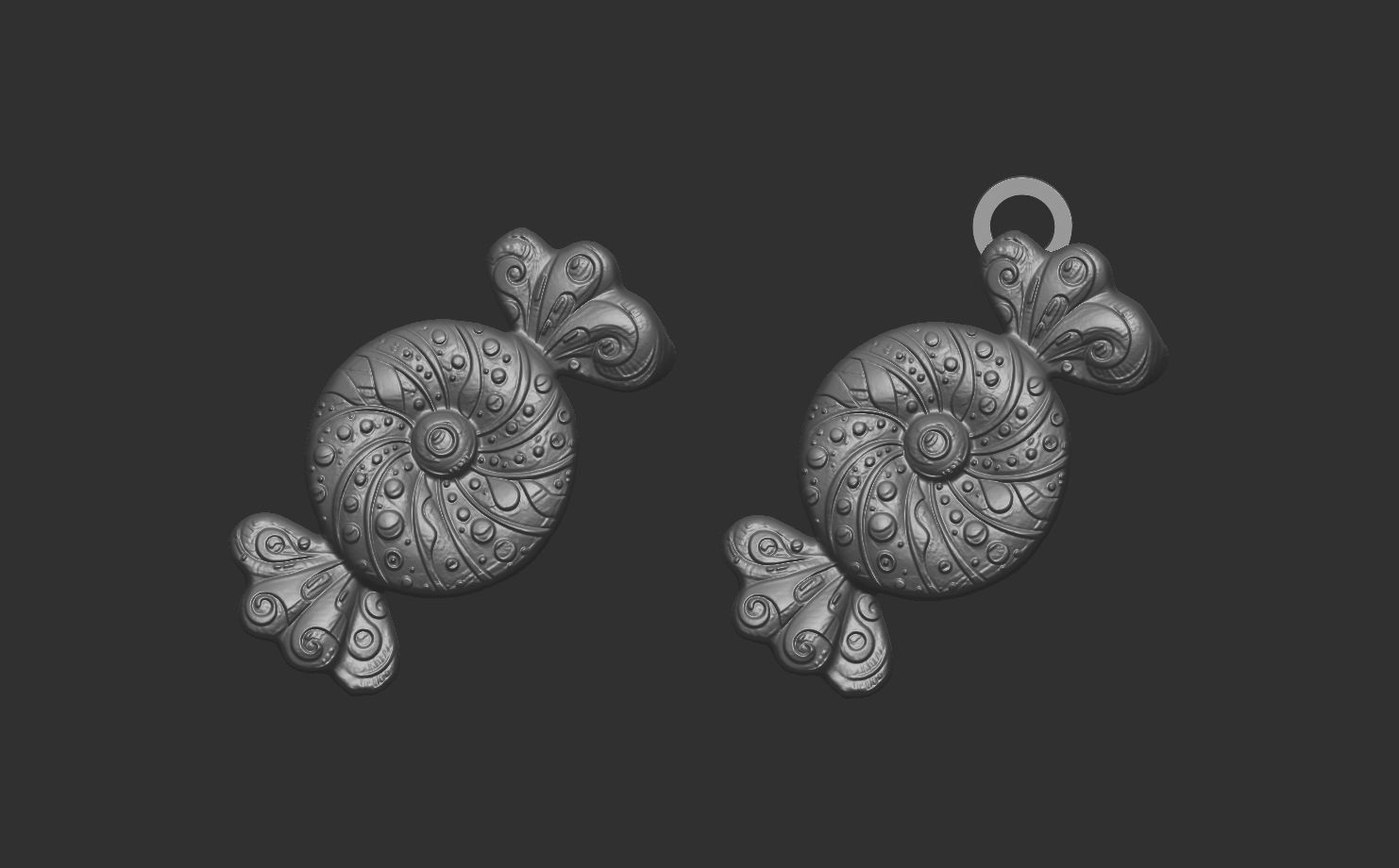 christmas candy cookie decor 2  3D print model_7