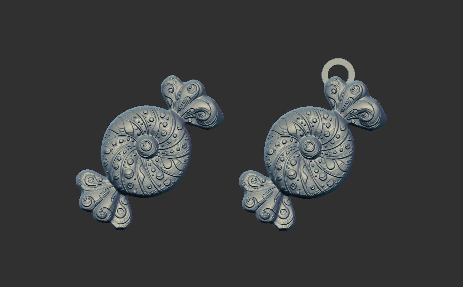 christmas candy cookie decor 2  3D print model_4