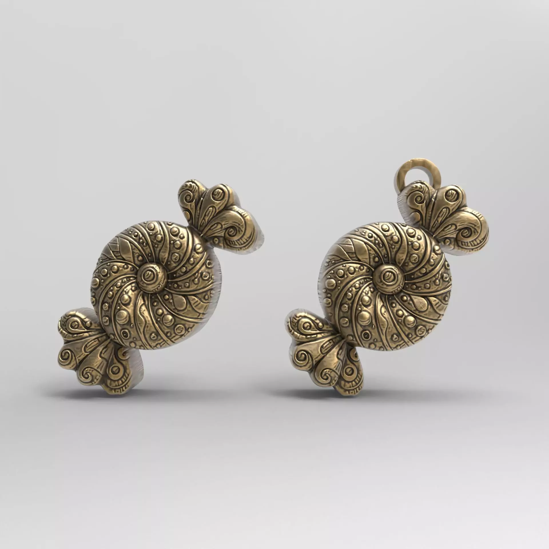 christmas candy cookie decor 2  3D print model_0