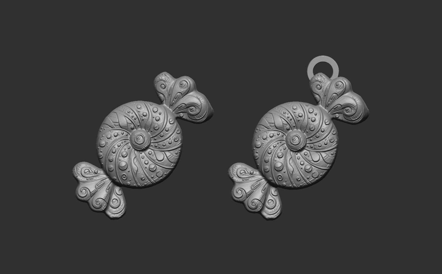 christmas candy cookie decor 2  3D print model_5