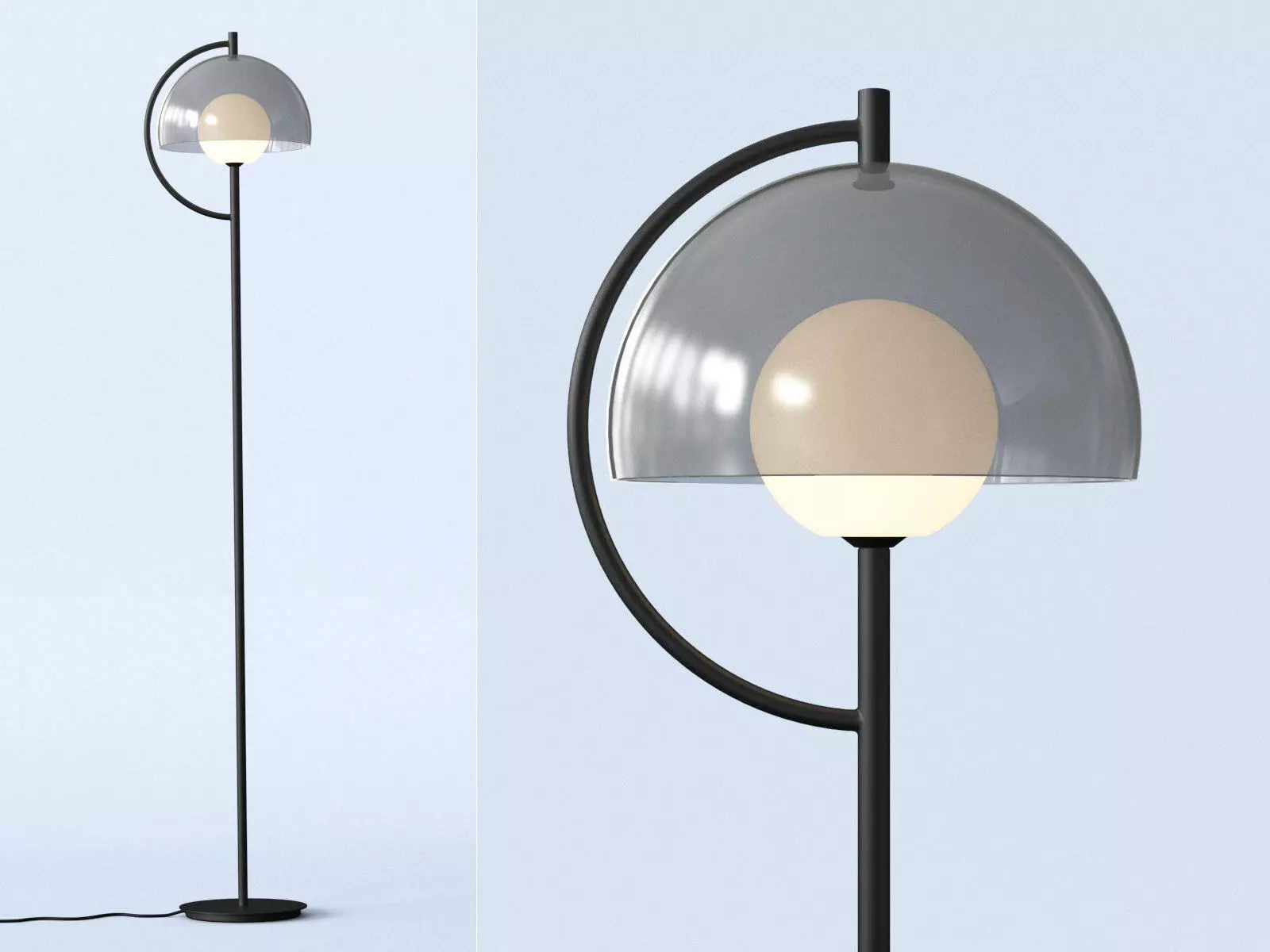 Hood Reading Lamp 3D model_0