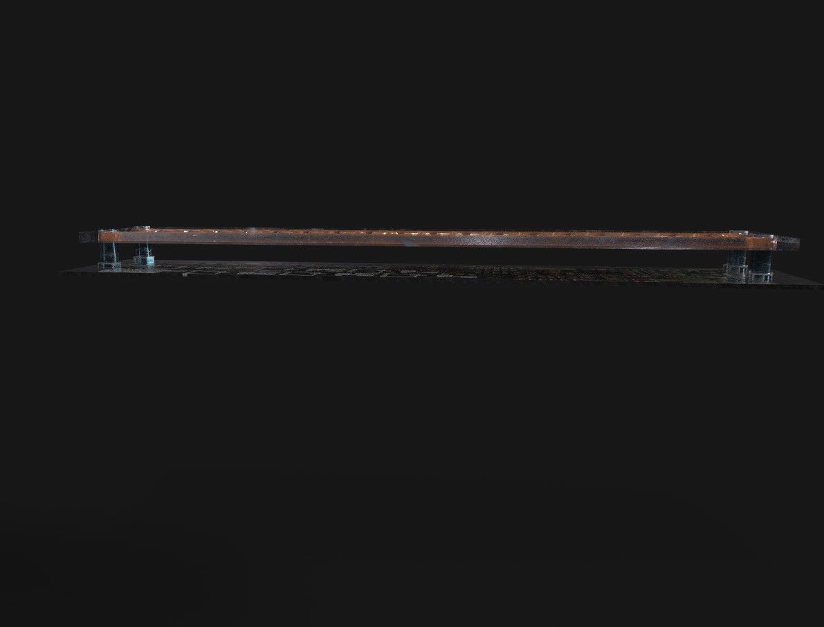 Rotating London Police Car Roof Light DRIP DYNAMISCH ROUTE Lens Low-poly 3D model_15