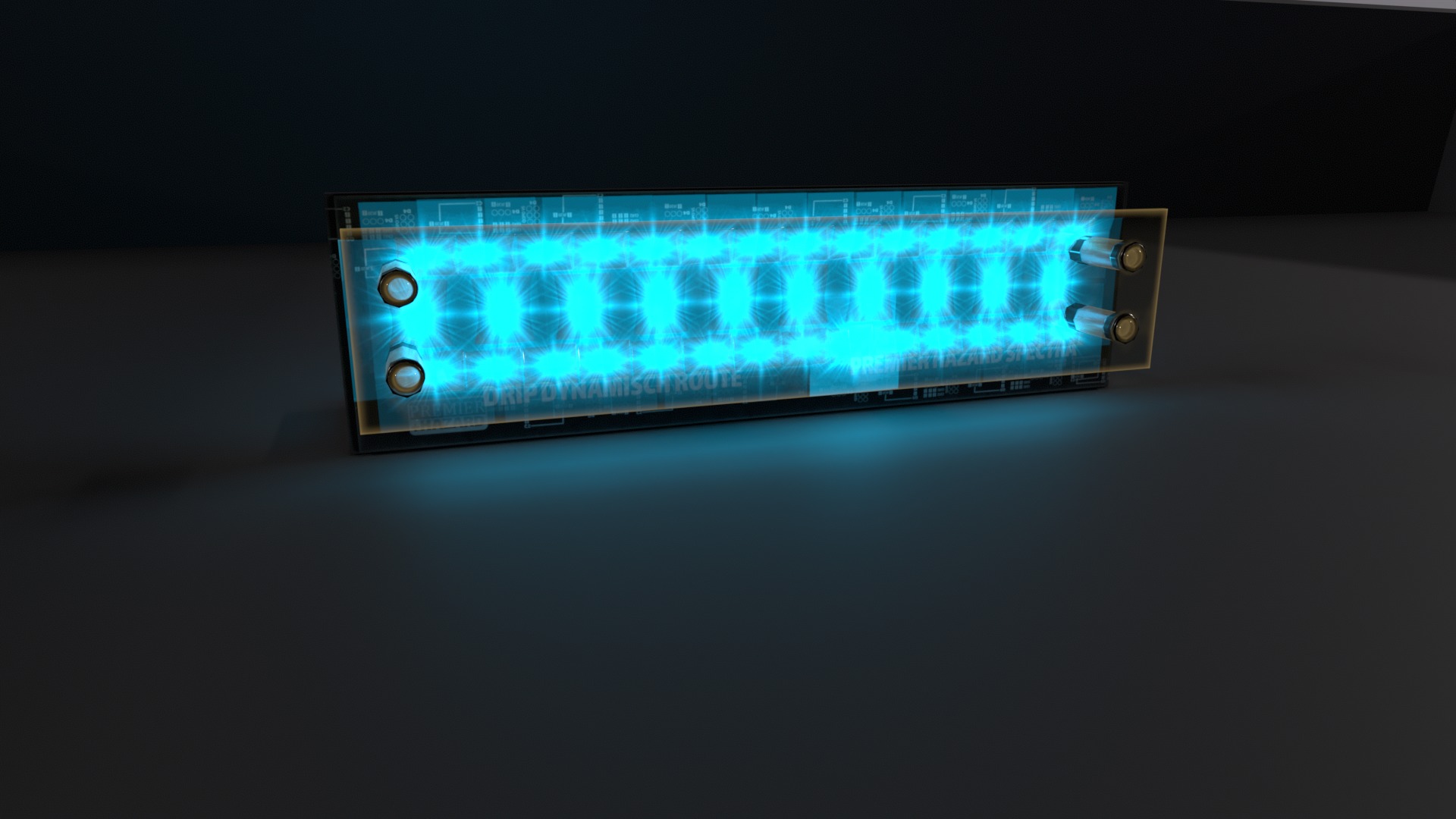 Rotating London Police Car Roof Light DRIP DYNAMISCH ROUTE Lens Low-poly 3D model_6