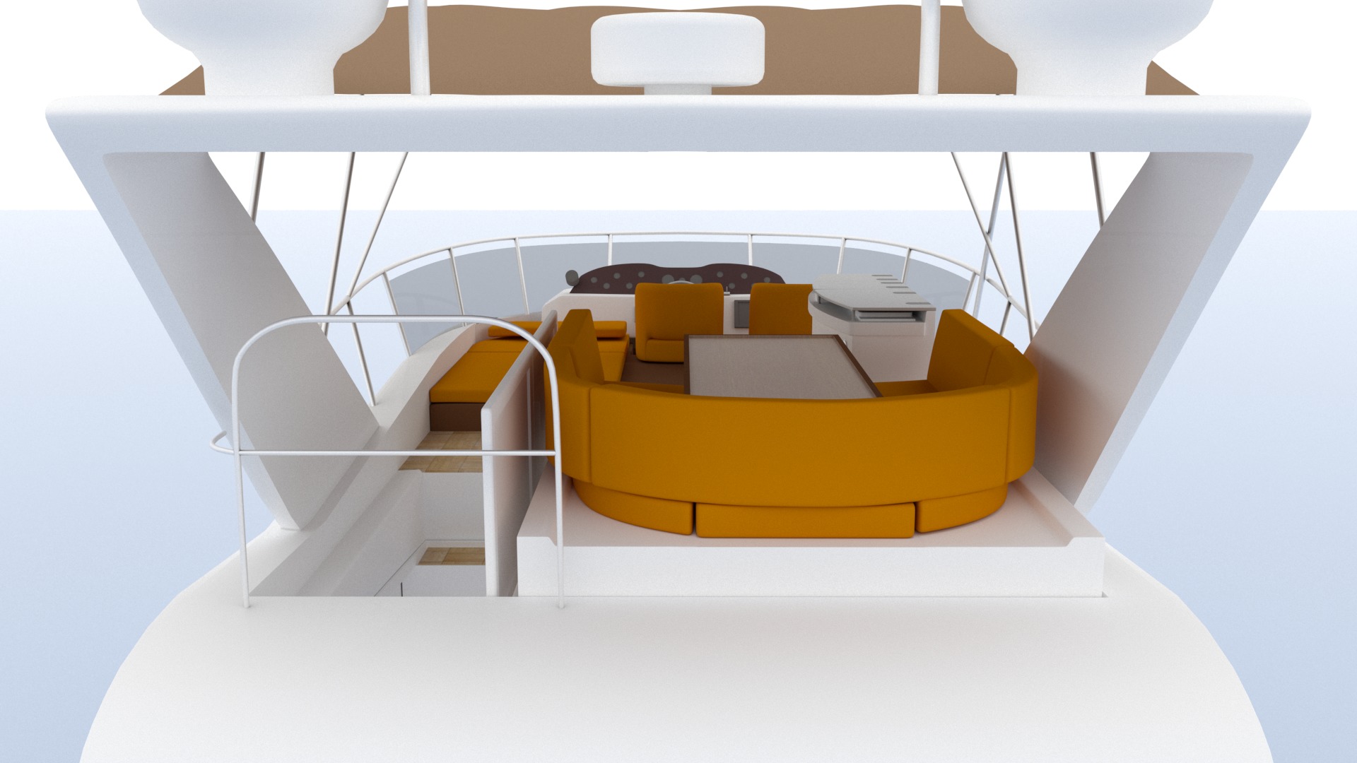 Sealine T50 3D model_5