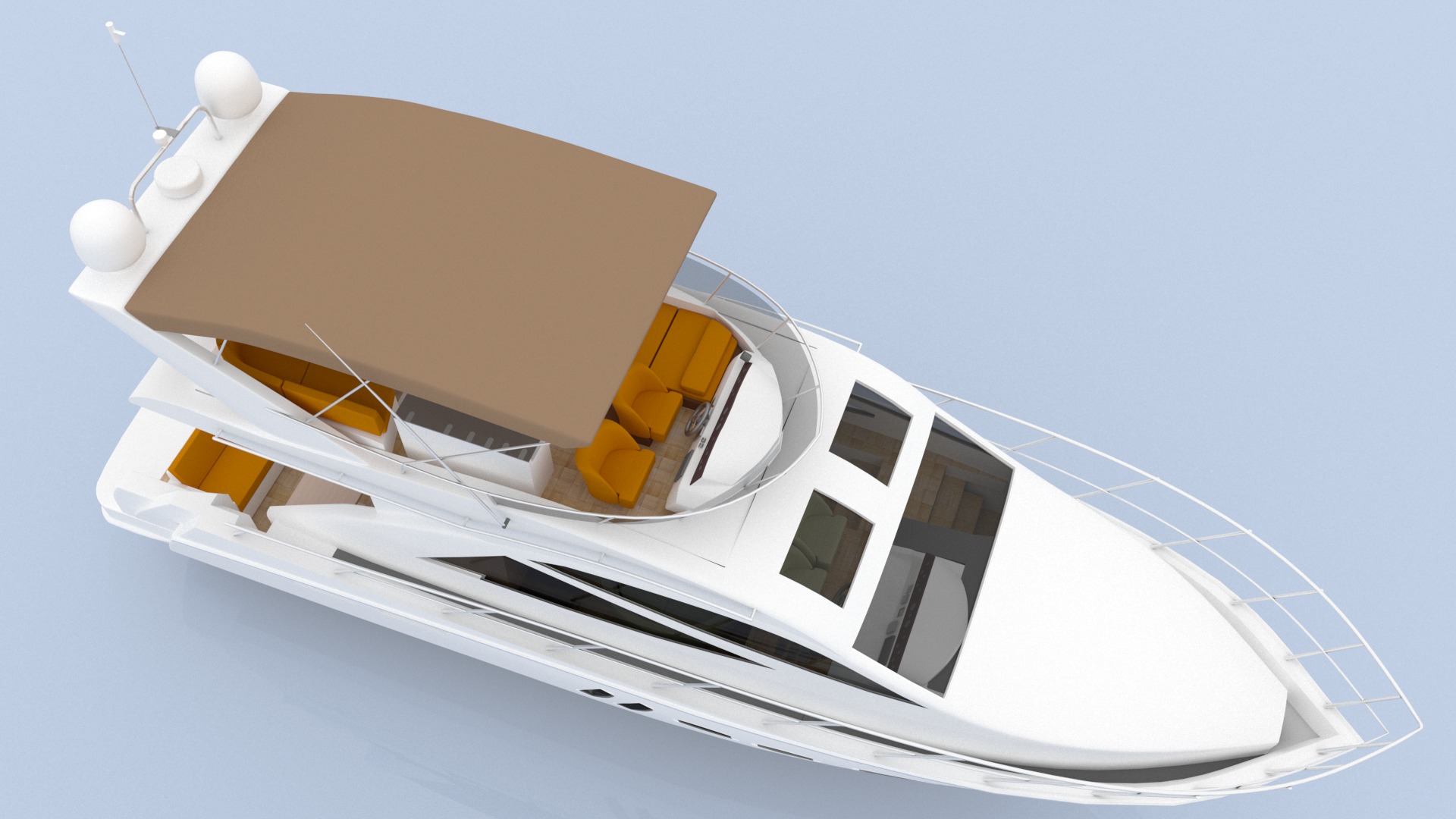 Sealine T50 3D model_1
