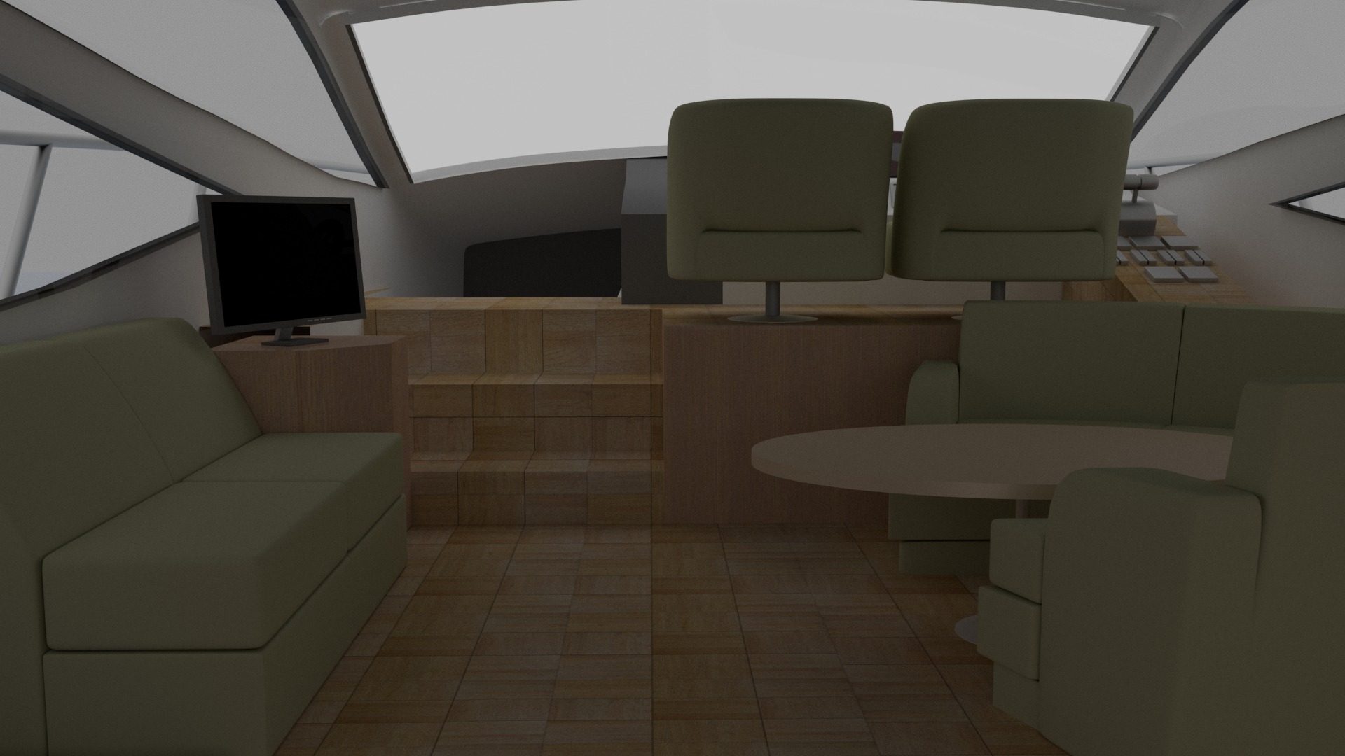 Sealine T50 3D model_8