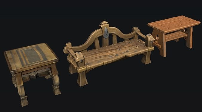Table 3D model