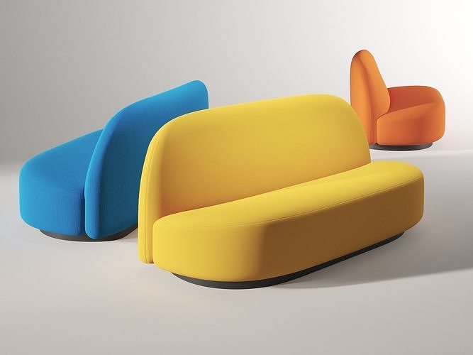 Elysee Small Sofa 3D model