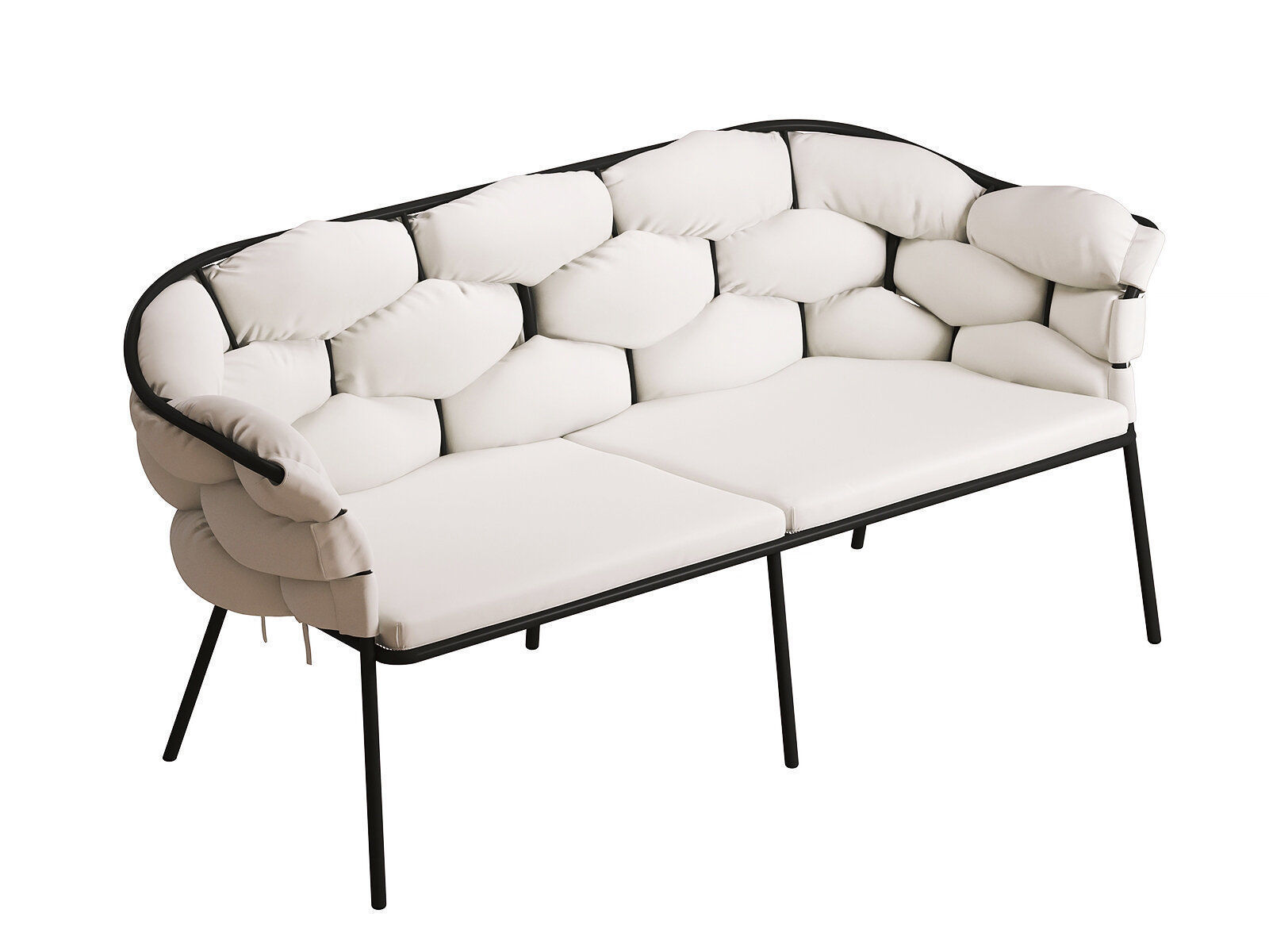 Serpentine Sofa 3D model_3