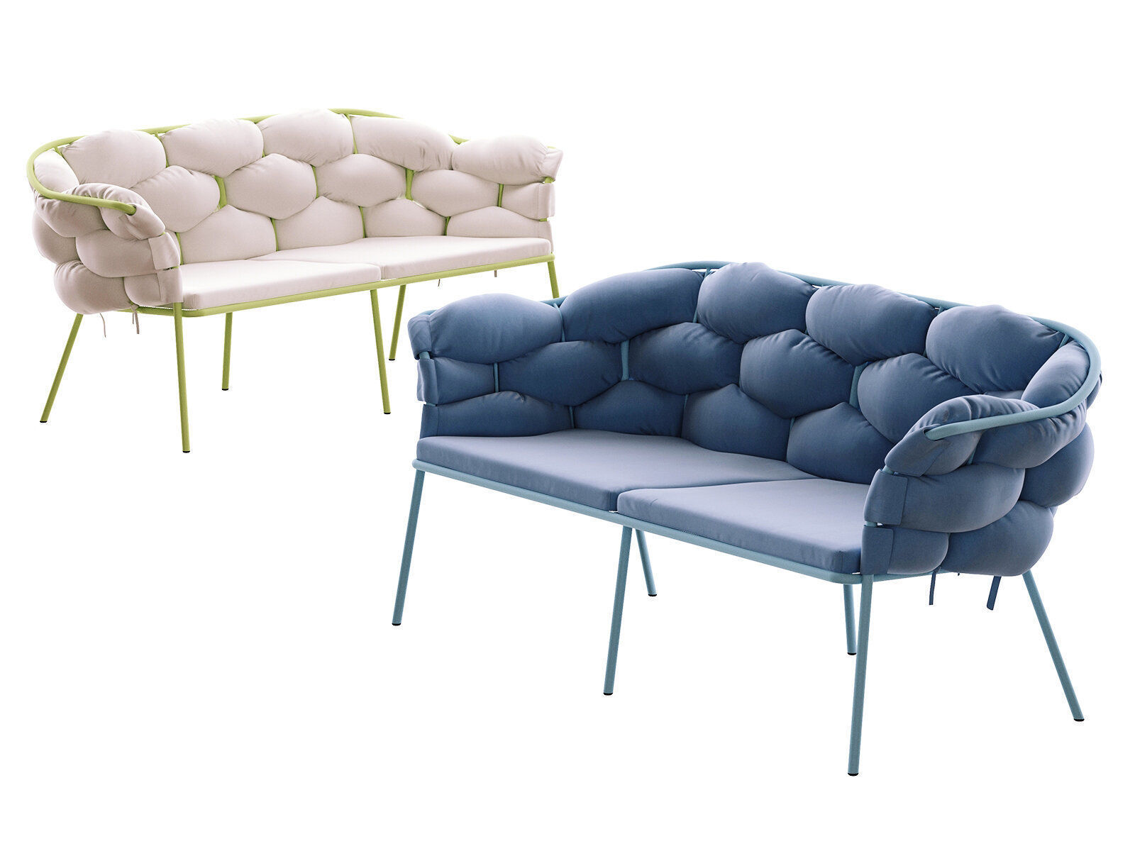 Serpentine Sofa 3D model_2