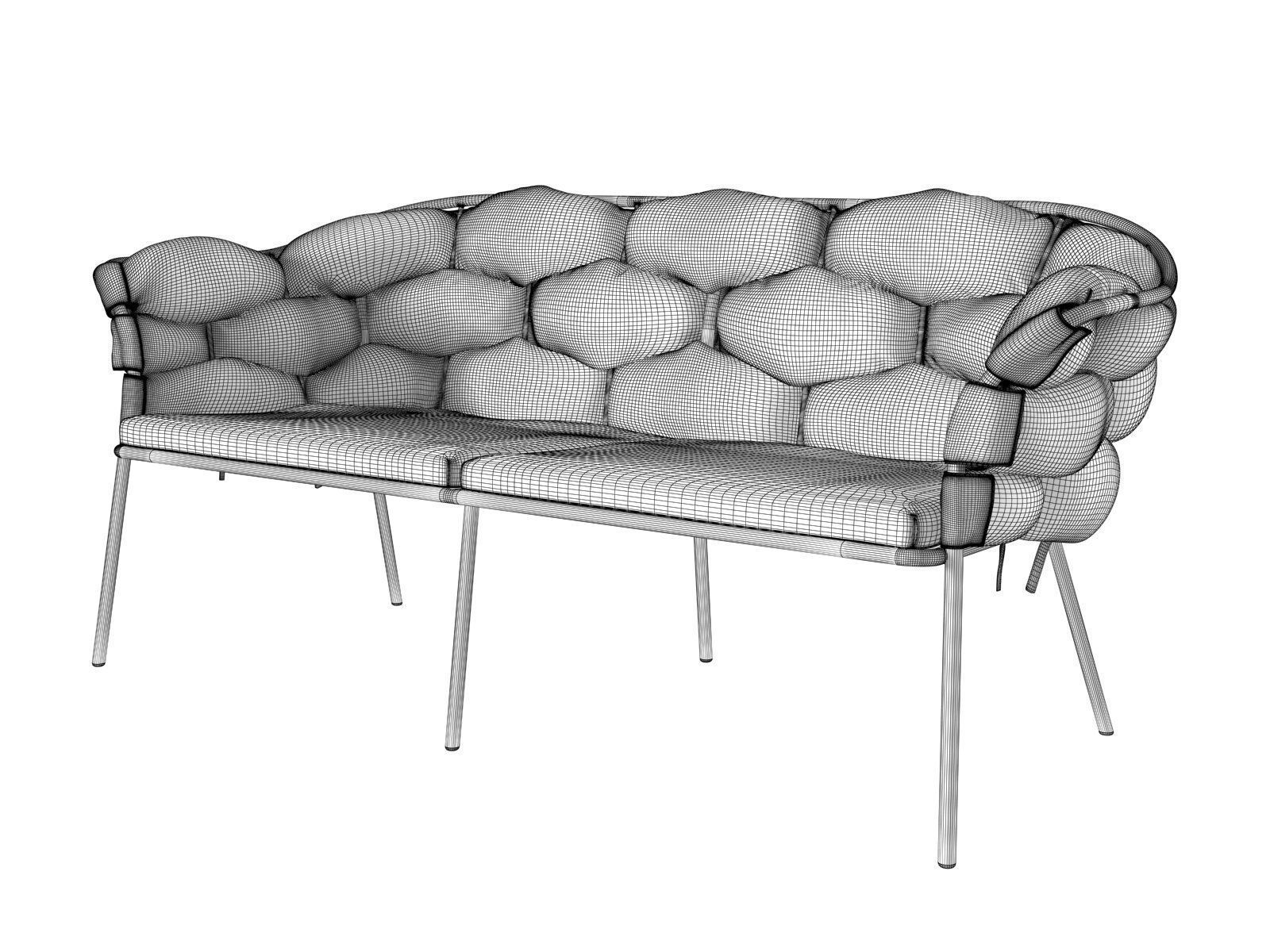 Serpentine Sofa 3D model_5