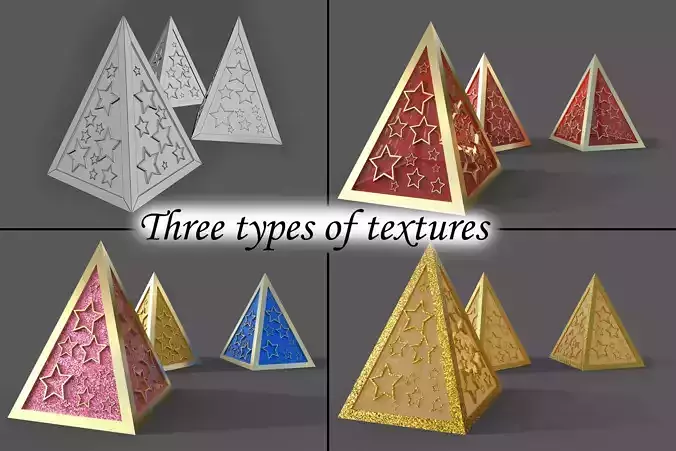 Decor Pyramid christmas trees