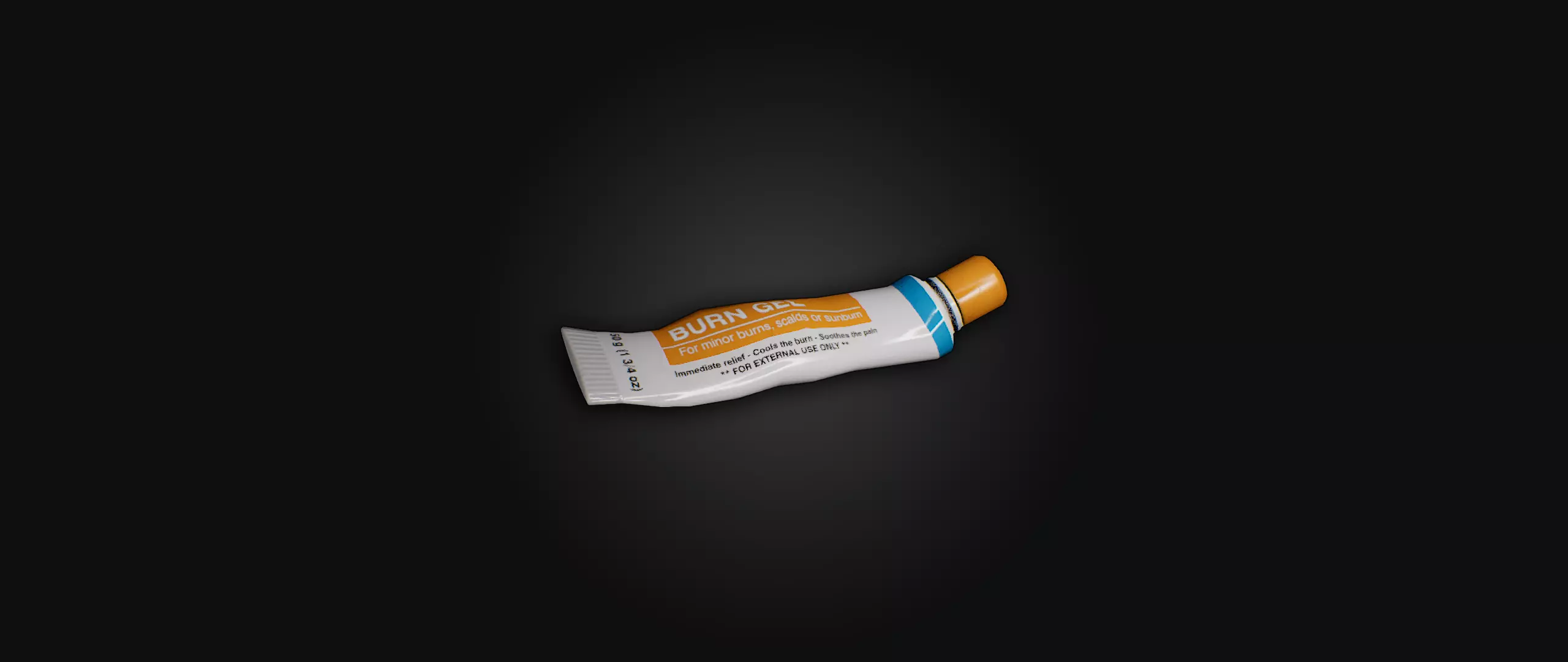 Burn Relief Cream I PBR Model I Game Ready Low-poly 3D model_0