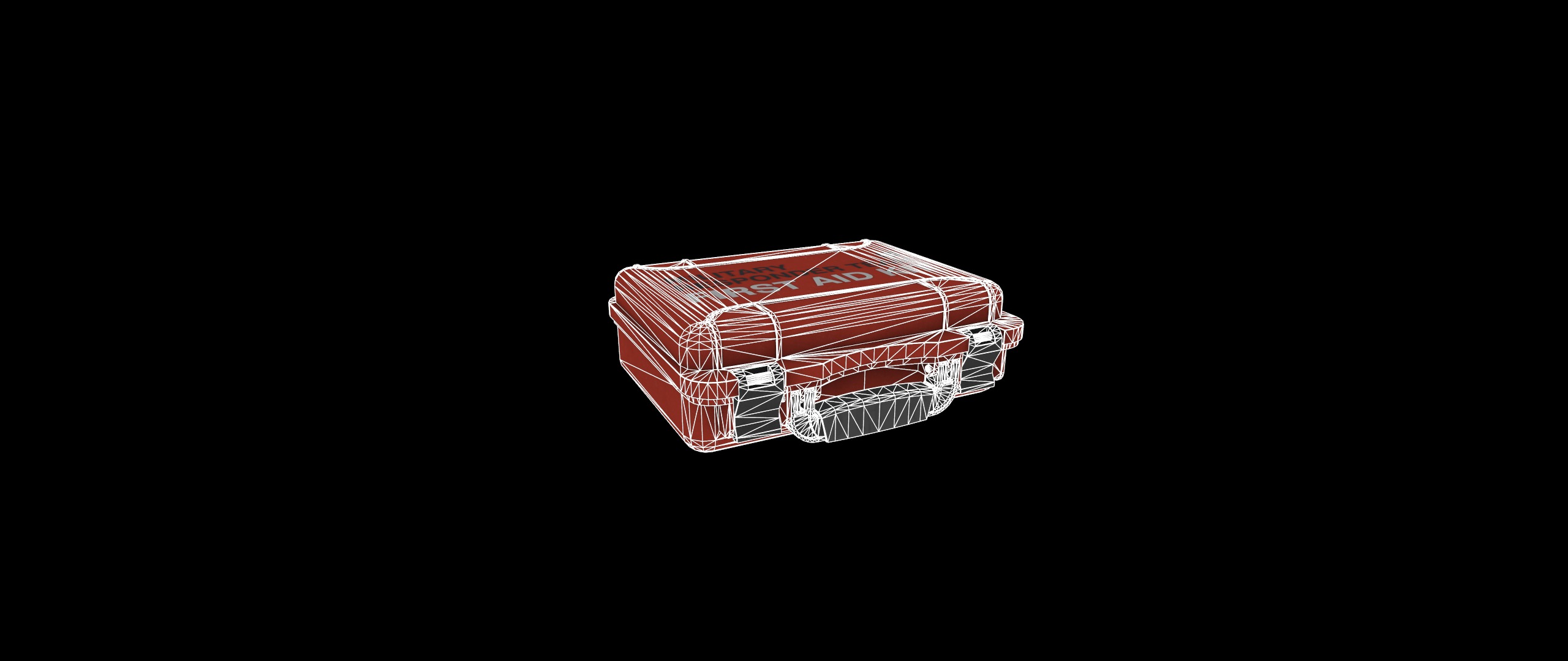 First Aid Kit Hardcase I PBR Model I Game Ready Low-poly 3D model_9