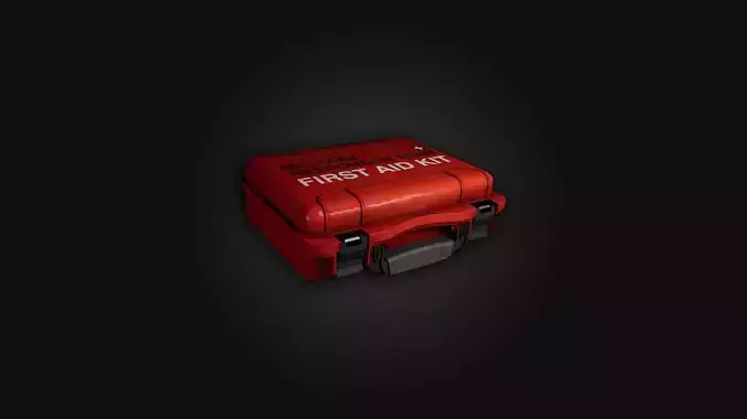 First Aid Kit Hardcase I PBR Model I Game Ready Low-poly 3D model First Aid Kit Hardcase I PBR Model I Game Ready Low-poly 3D model