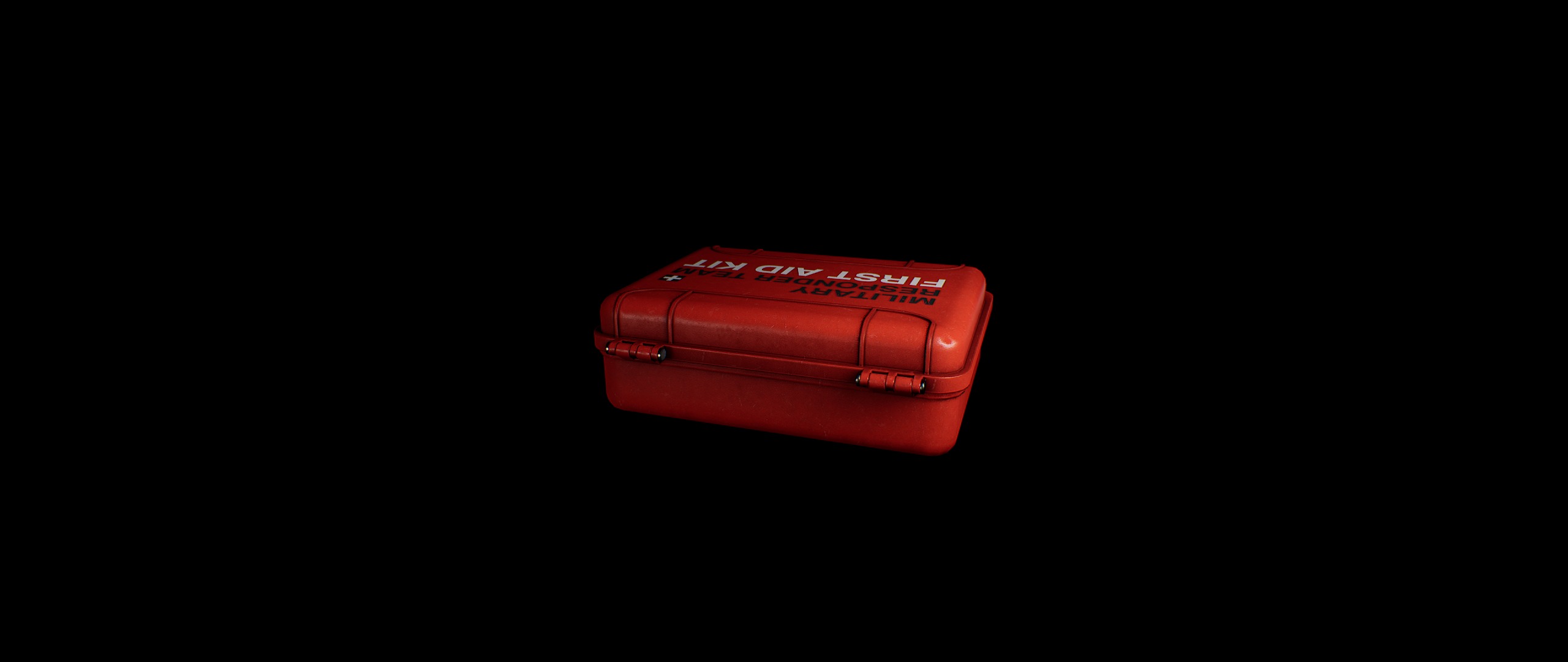 First Aid Kit Hardcase I PBR Model I Game Ready Low-poly 3D model_4