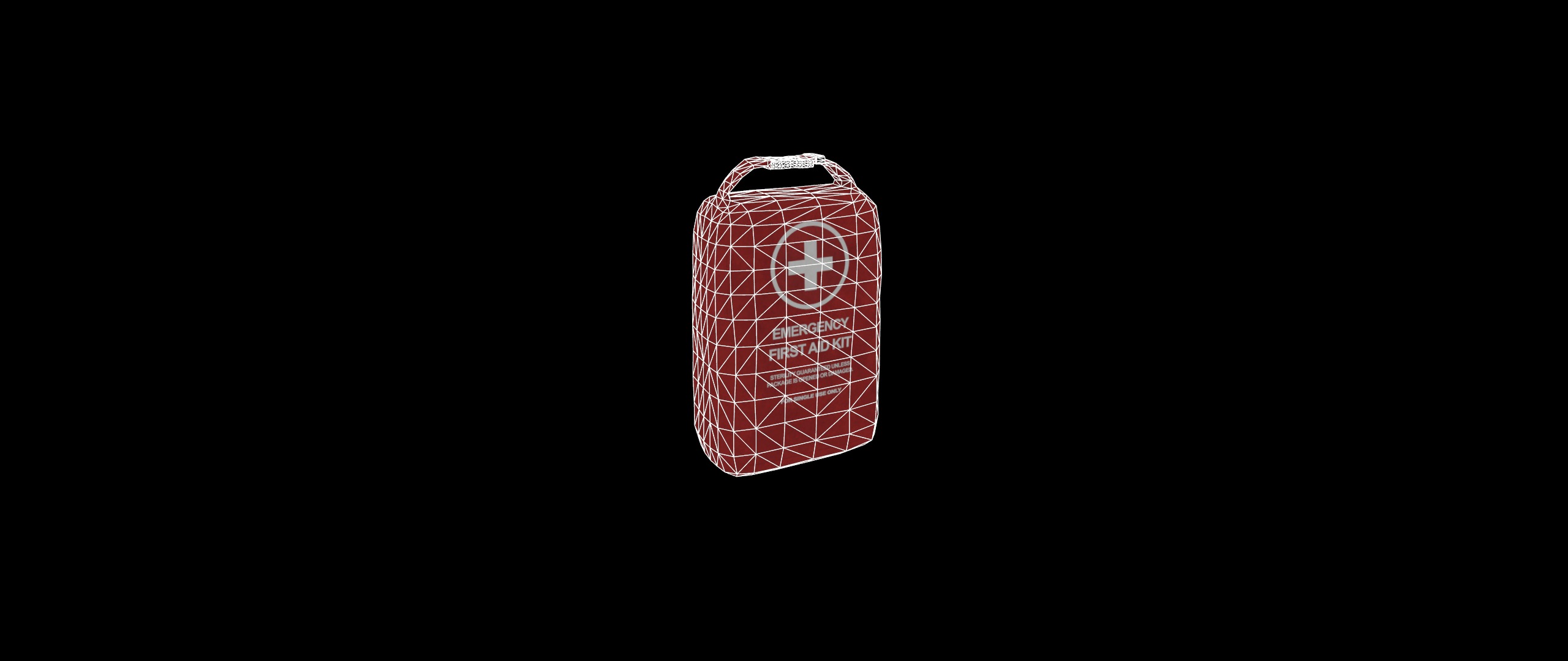 First Aid Kit Pouch I PBR Model I Game Ready Low-poly 3D model_9