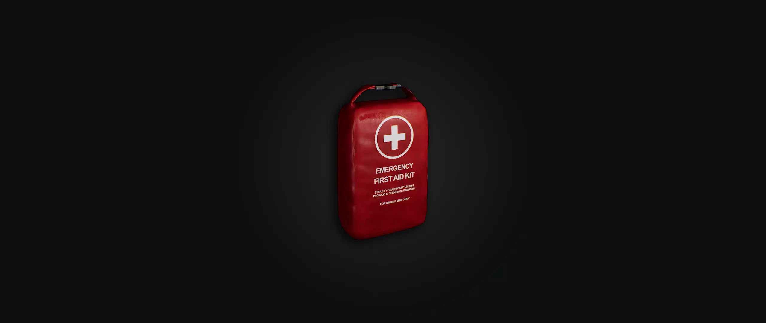 First Aid Kit Pouch I PBR Model I Game Ready Low-poly 3D model_0