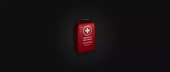 First Aid Kit Pouch I PBR Model I Game Ready Low-poly 3D model First Aid Kit Pouch I PBR Model I Game Ready Low-poly 3D model