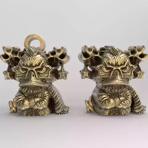 christmas duck decor 3  3D print model